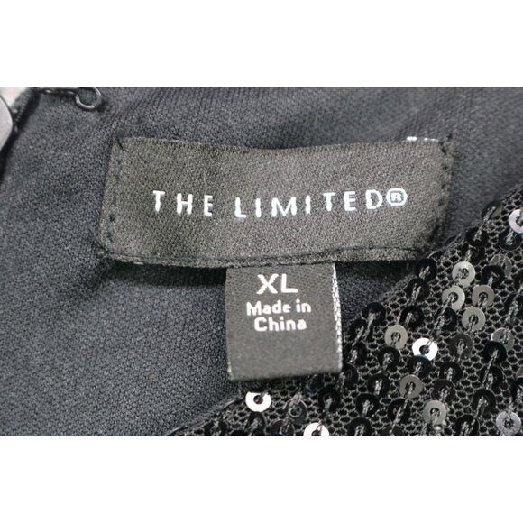 The Limited Black Allover Sequins Midi Dress-Size XL-New with Tags-City - Picture 8 of 15